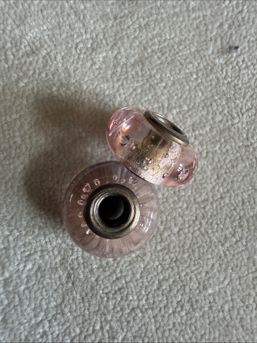 Pandora Murano Glass Bead Charm Pink Effervescence Clear CZ - Picture 5 of 5